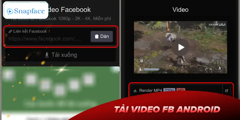 tải video fb về điện thoại android