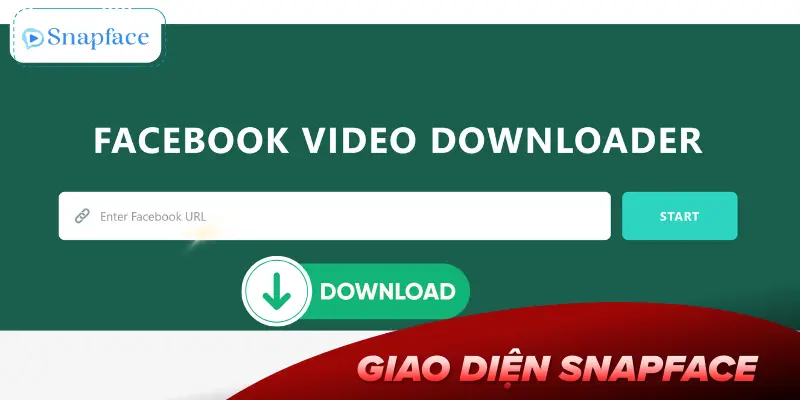tải video fb giao diện snapface
